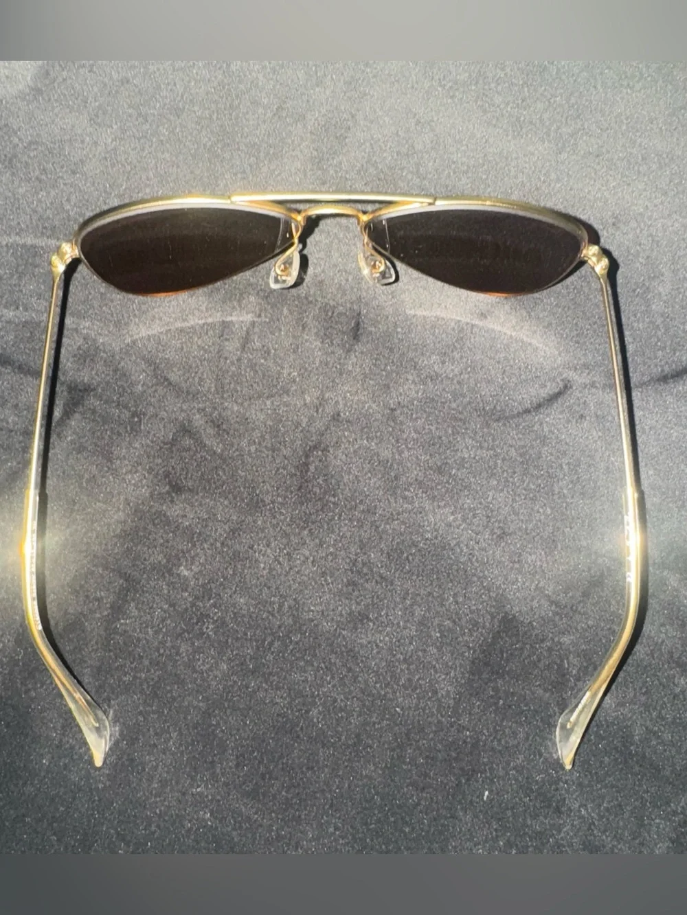 Kids Gold Aviator Sunglasses with Rose-Gold Lenses